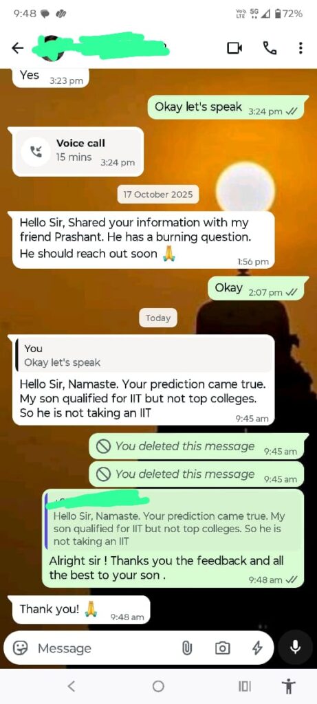 IIT College astrology prediction