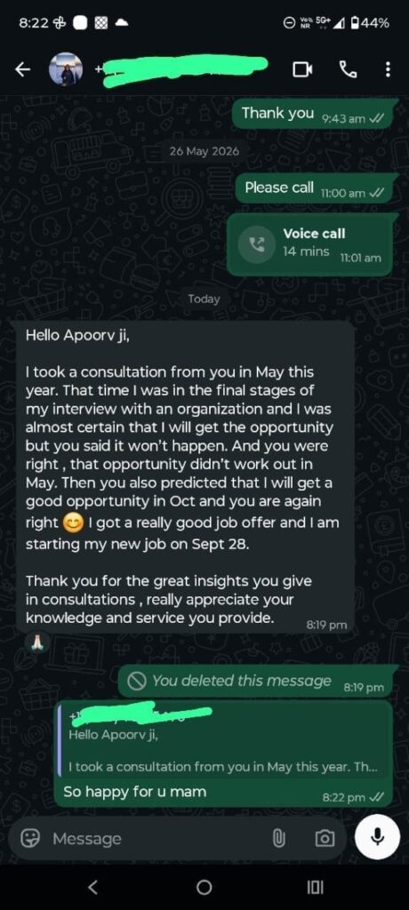 astro samay apoorv pathak review client feedback